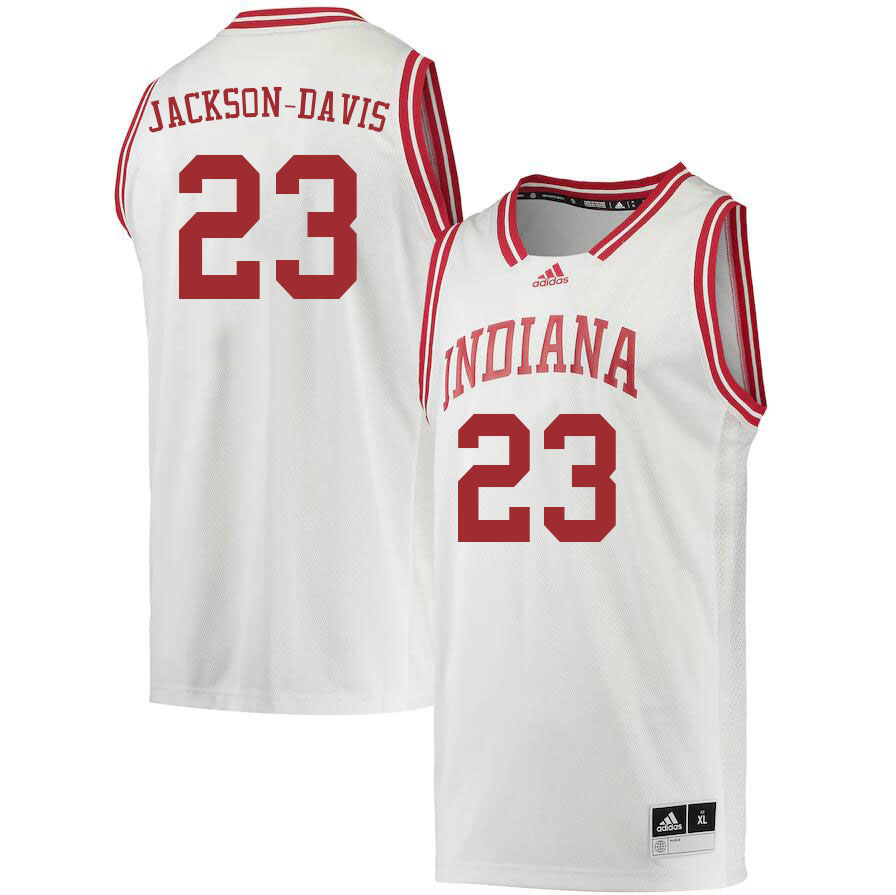 Men #23 Trayce Jackson-Davis Indiana Hoosiers College Basketball Jerseys Sale-Retro